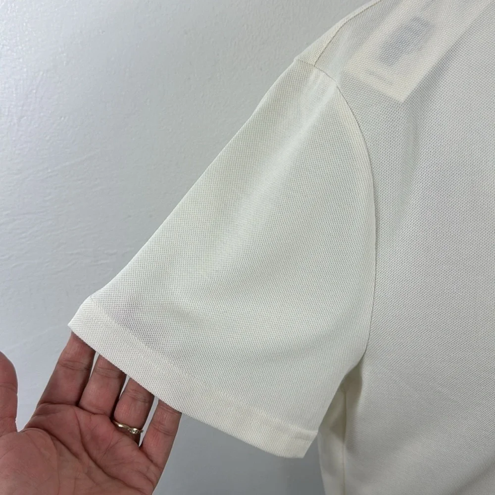 Outdoor Voices Birdie Cropped Polo‎ Women's XXL Milk Stone NWT - Picture 7 of 13